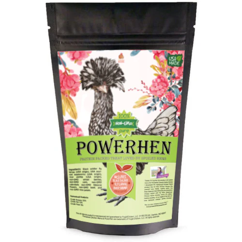 PowerHen (TM) High Protein Treat With Mealworms, Black Soldier Fly Larvae, & Herbs For Backyard Chickens - Buy Pet Shop