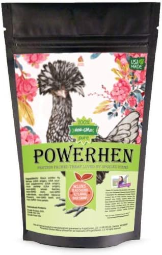 PowerHen (TM) High Protein Treat With Mealworms, Black Soldier Fly Larvae, & Herbs For Backyard Chickens - Buy Pet Shop