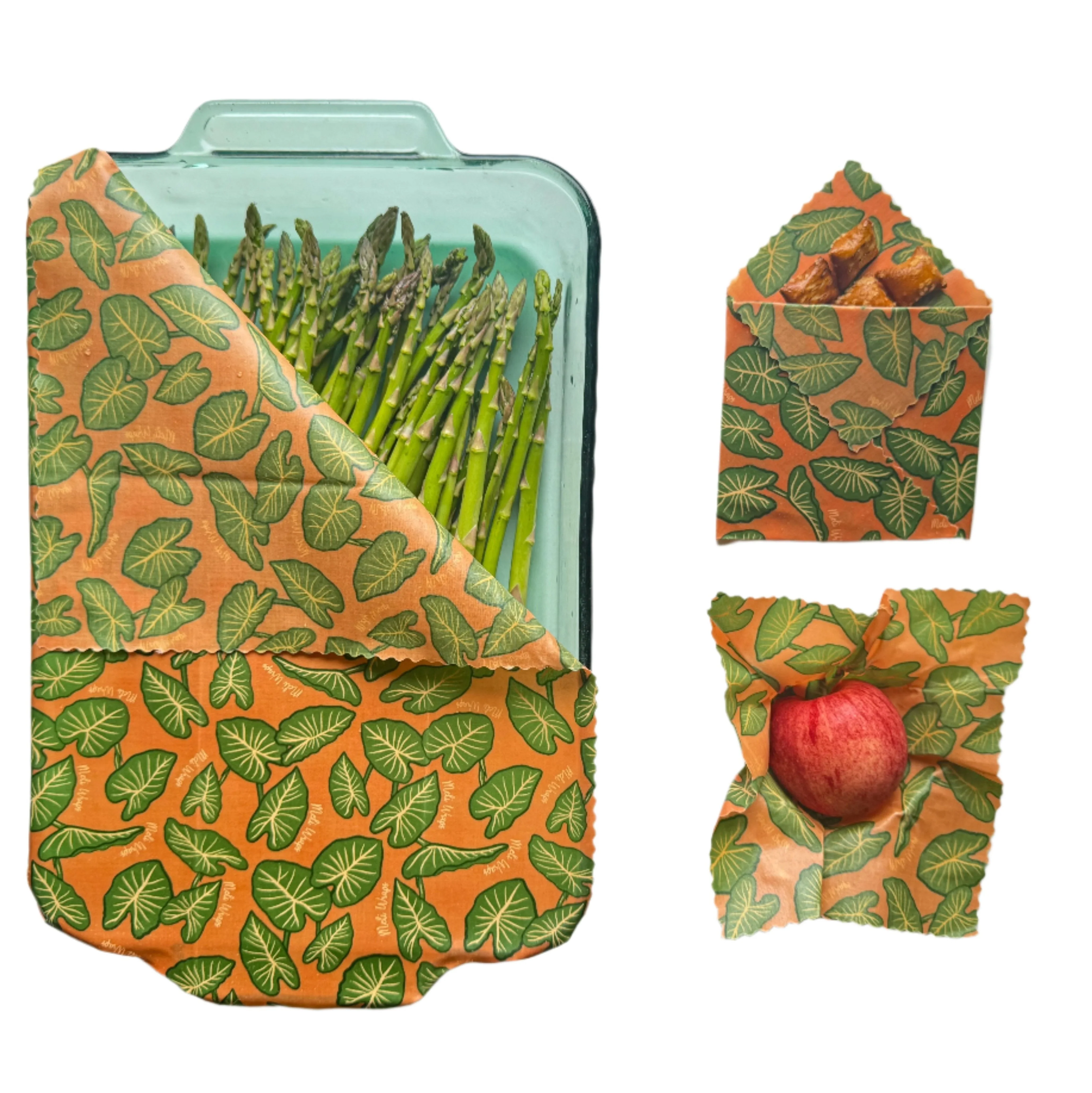 Beeswax Food Wrap - Kalo Print - Buy Pet Shop