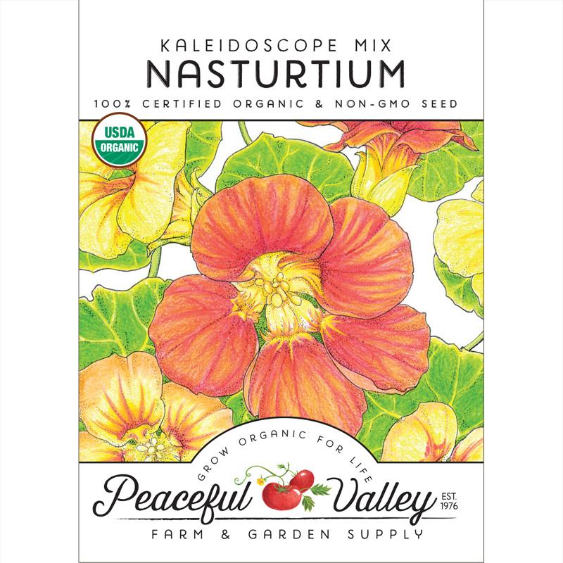 Kaleidoscope Mix Nasturtium Seeds (Organic) - Buy Pet Shop