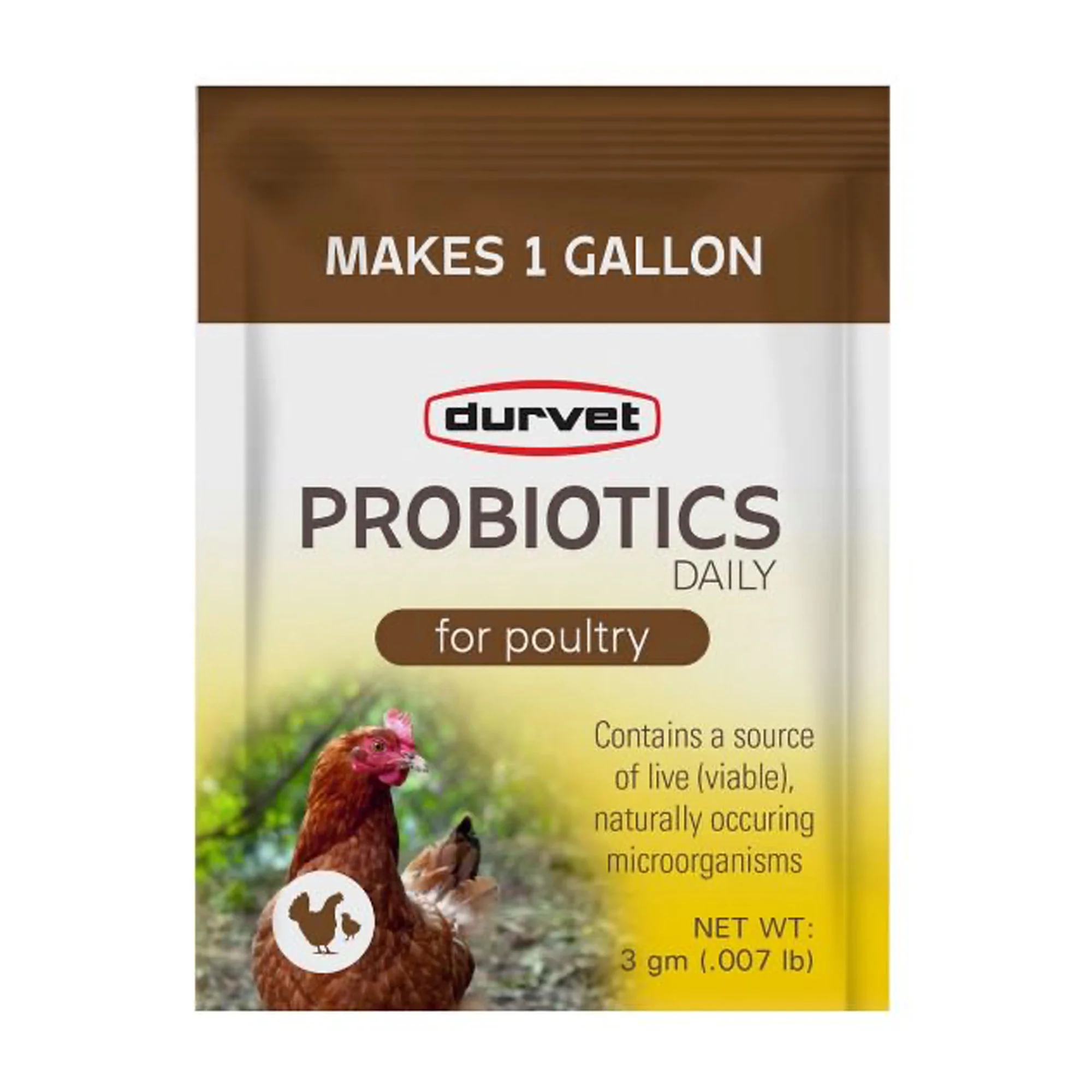 Durvet Probiotics Daily Poultry Supplement, 3 gm - Buy Pet Shop