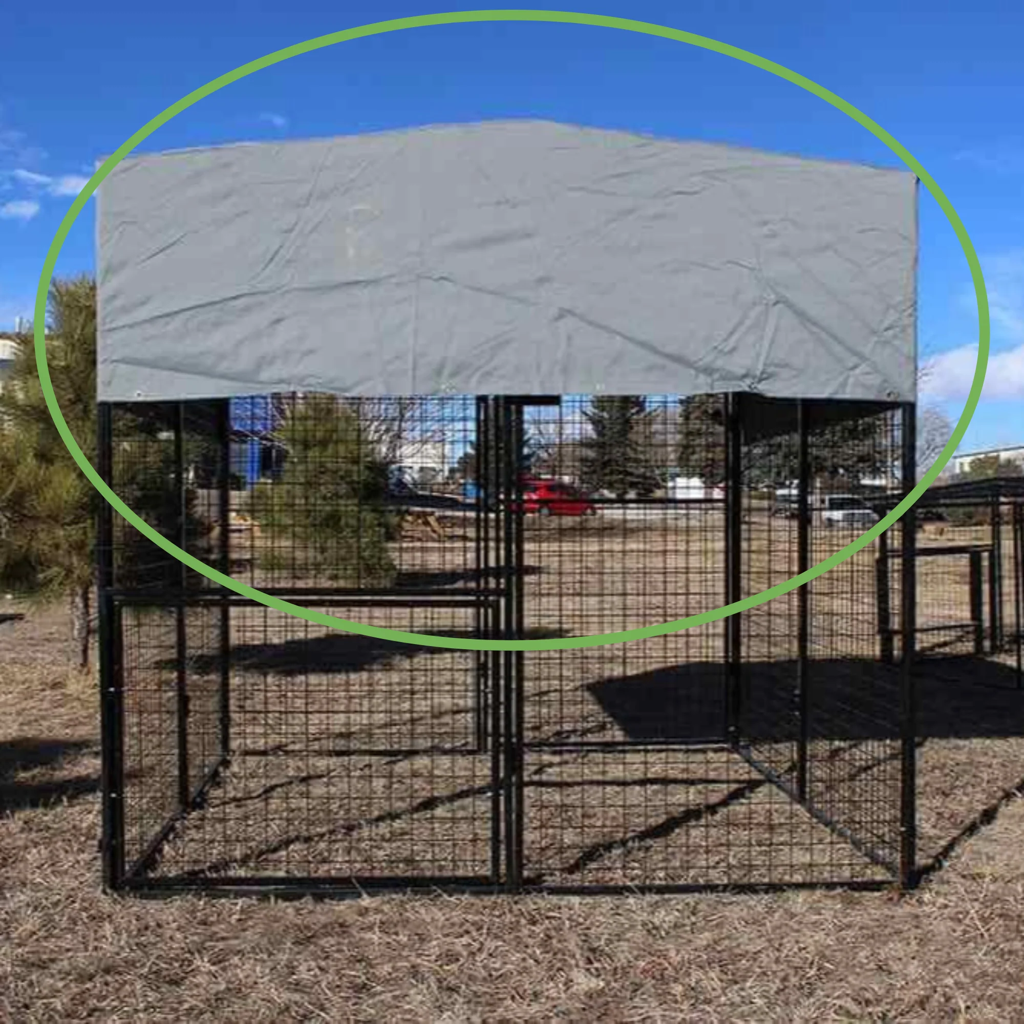 Tarp for OverEZ Walk-In 8 ft. Chicken Run (6'6
