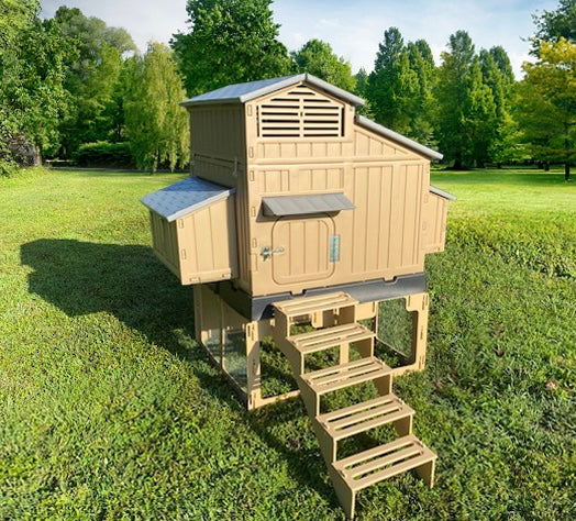 Gray Stand & Runs for Large Snap Lock Chicken Coops by Formex - Buy Pet Shop