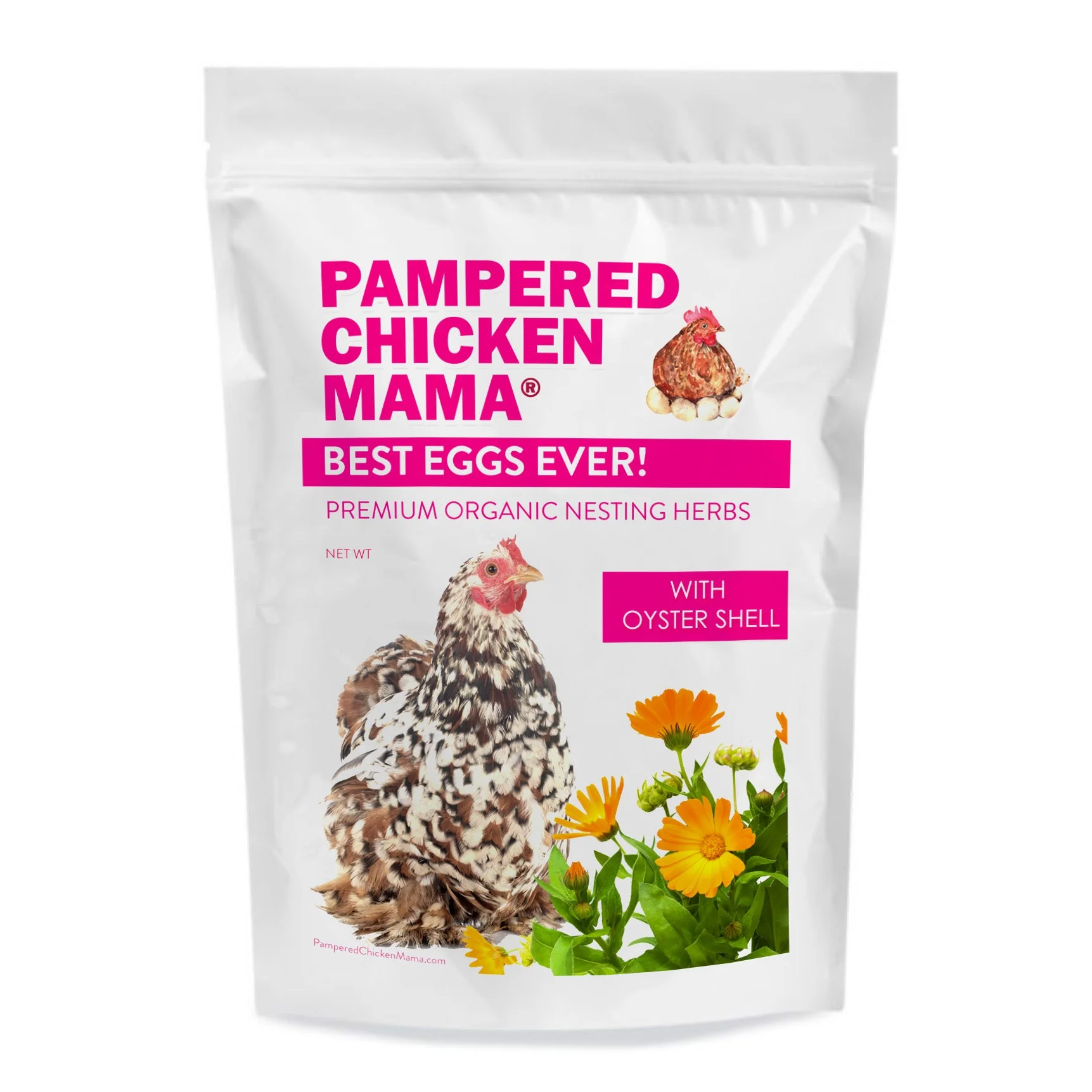 Best Eggs Ever! (TM) Nesting Herbs (Chamomile, Roses, Lavender, Cornflowers, & Calendula) For Pet Chickens - Buy Pet Shop