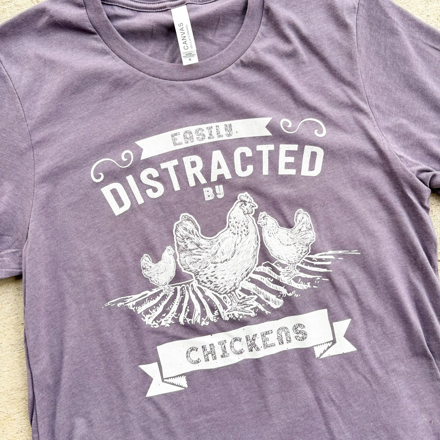 Easily Distracted by Chickens T-Shirt - Buy Pet Shop