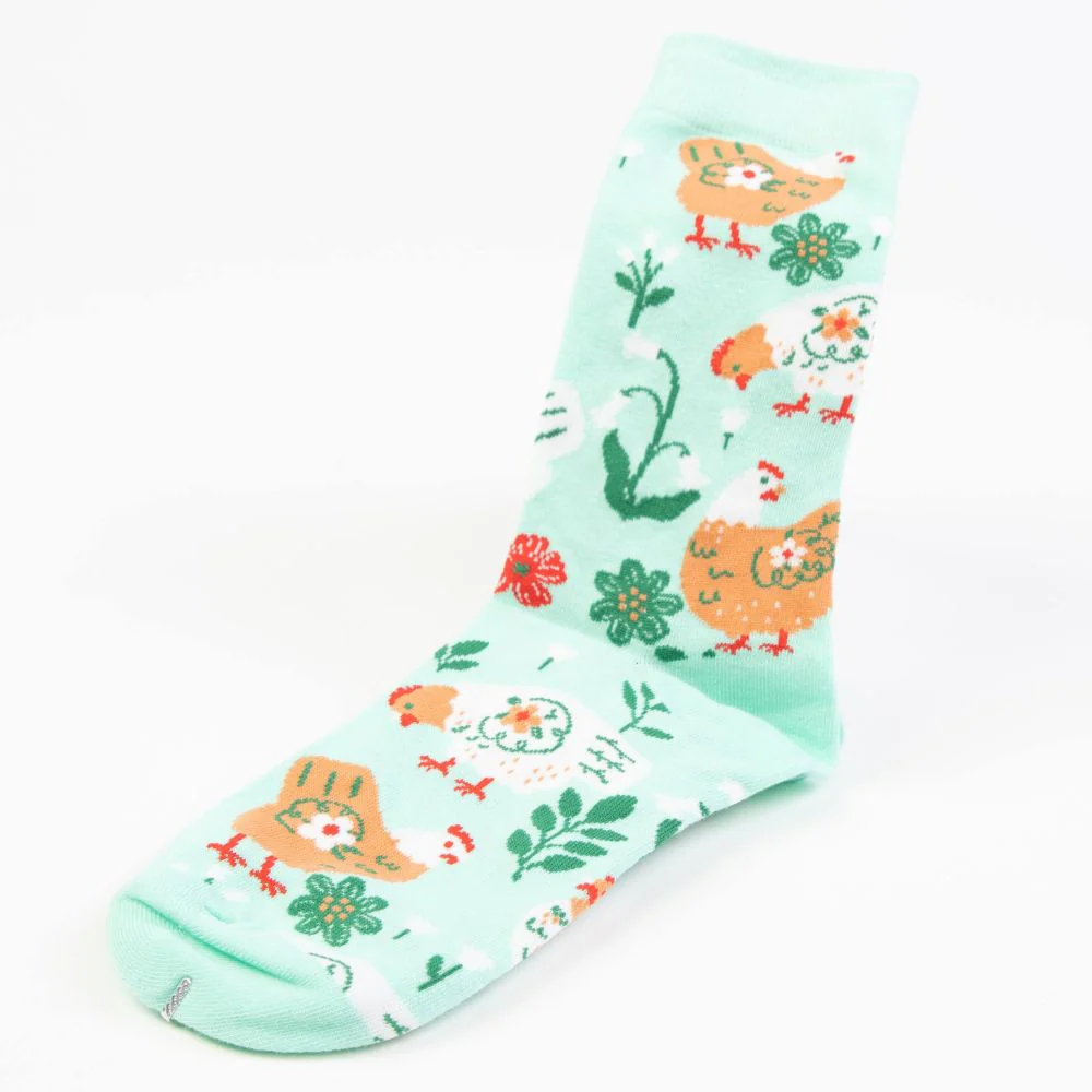 Women's Chicken Socks, Garden Hen Design, Women's Size 6-10 - Buy Pet Shop