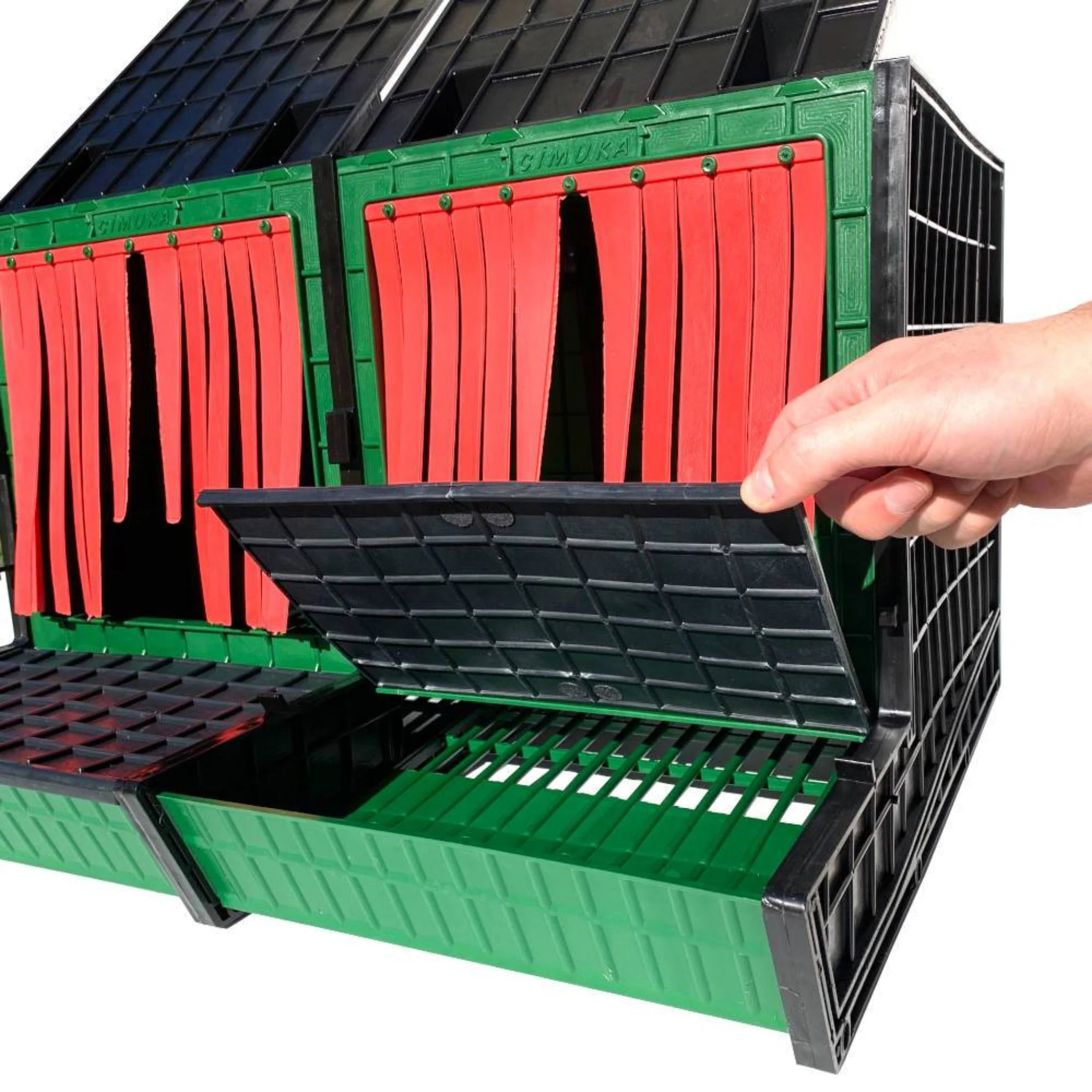 Front Collection Nesting Box - 2 Sections - Buy Pet Shop