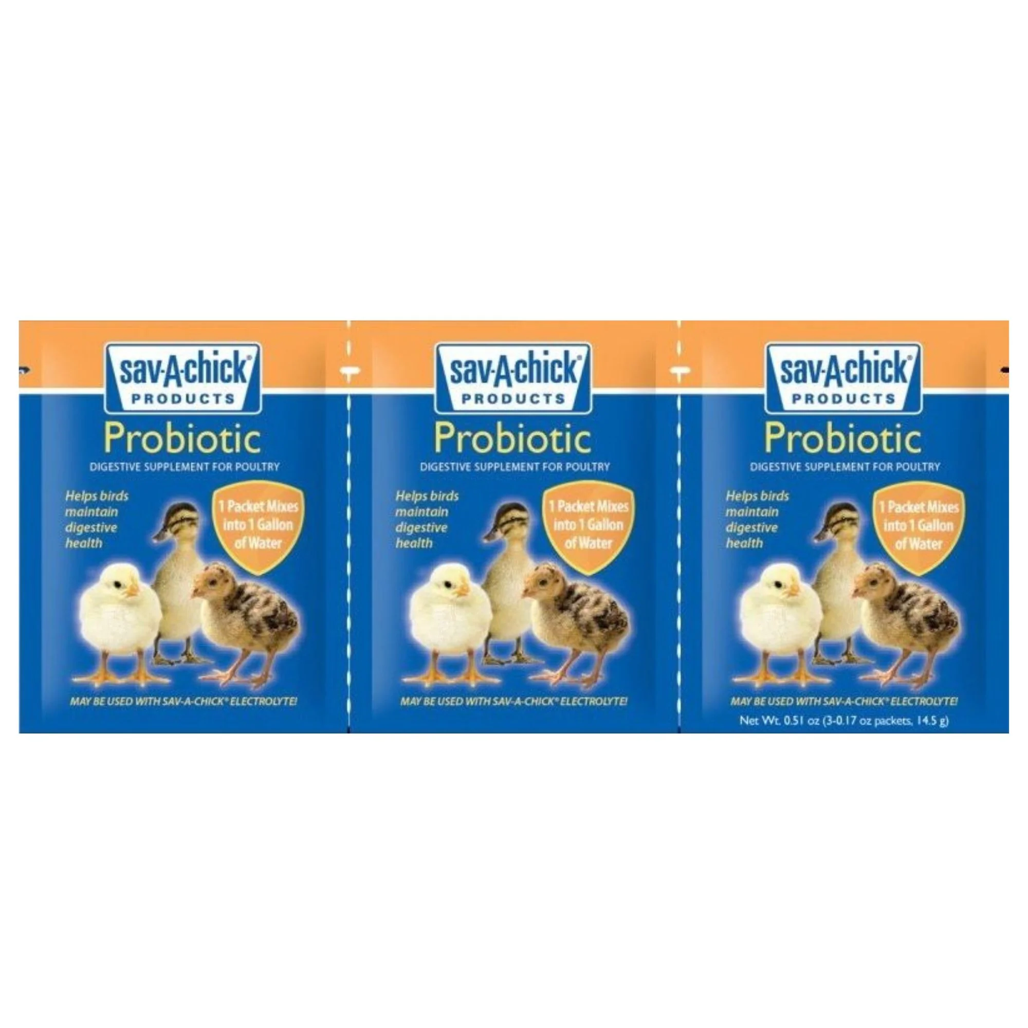 Sav-A-Chick Poultry Probiotic, Pack of 3 - Buy Pet Shop