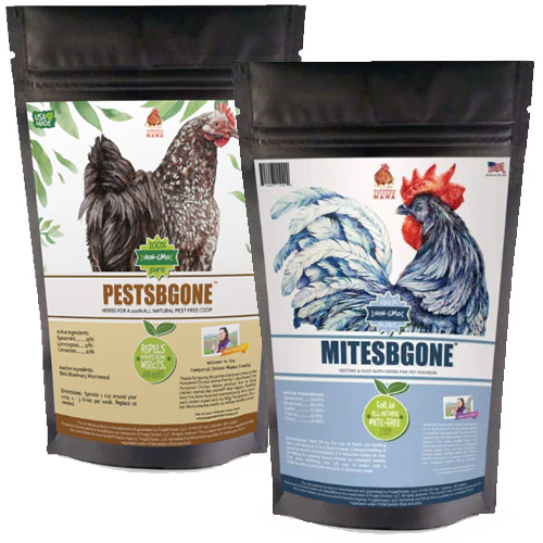 MitesBGone & PestsBGone Coop Herbs Bundle - 2 Blends In Bundle To Repel Pests - Buy Pet Shop