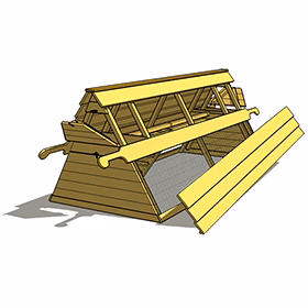 ConvertiCoop Building Plans (4 chickens) - Buy Pet Shop