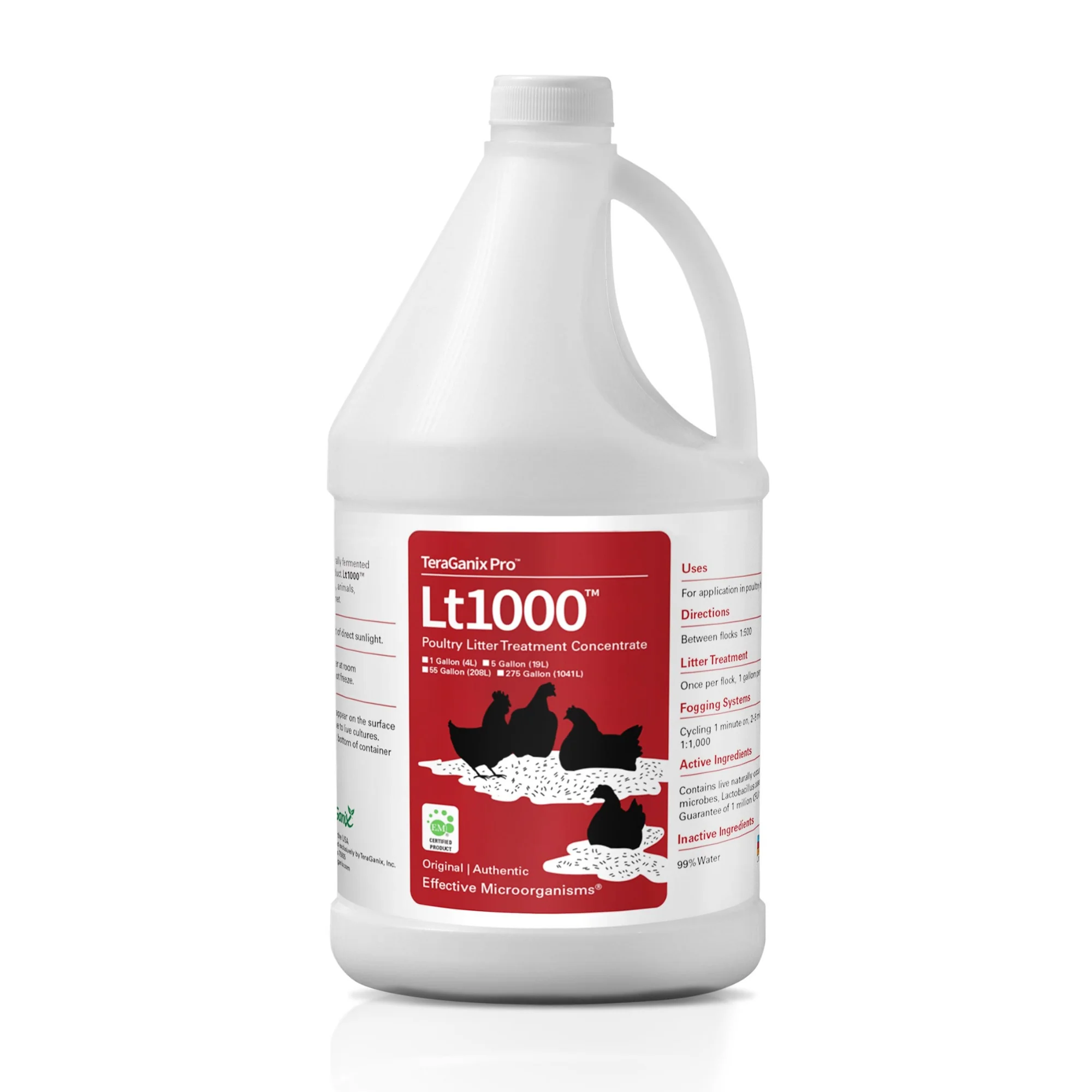 TeraGanix Lt1000 Poultry House Cleaning Solution, 1 Gallon Bottle - Buy Pet Shop