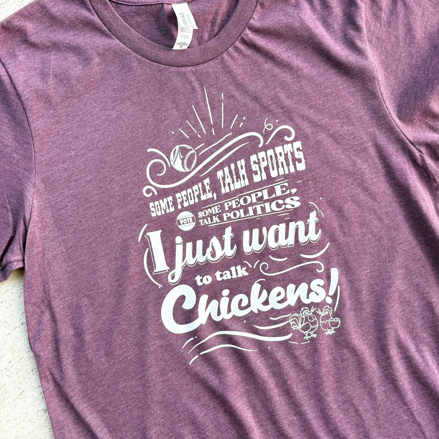 Just Talk Chickens T-Shirt - Buy Pet Shop
