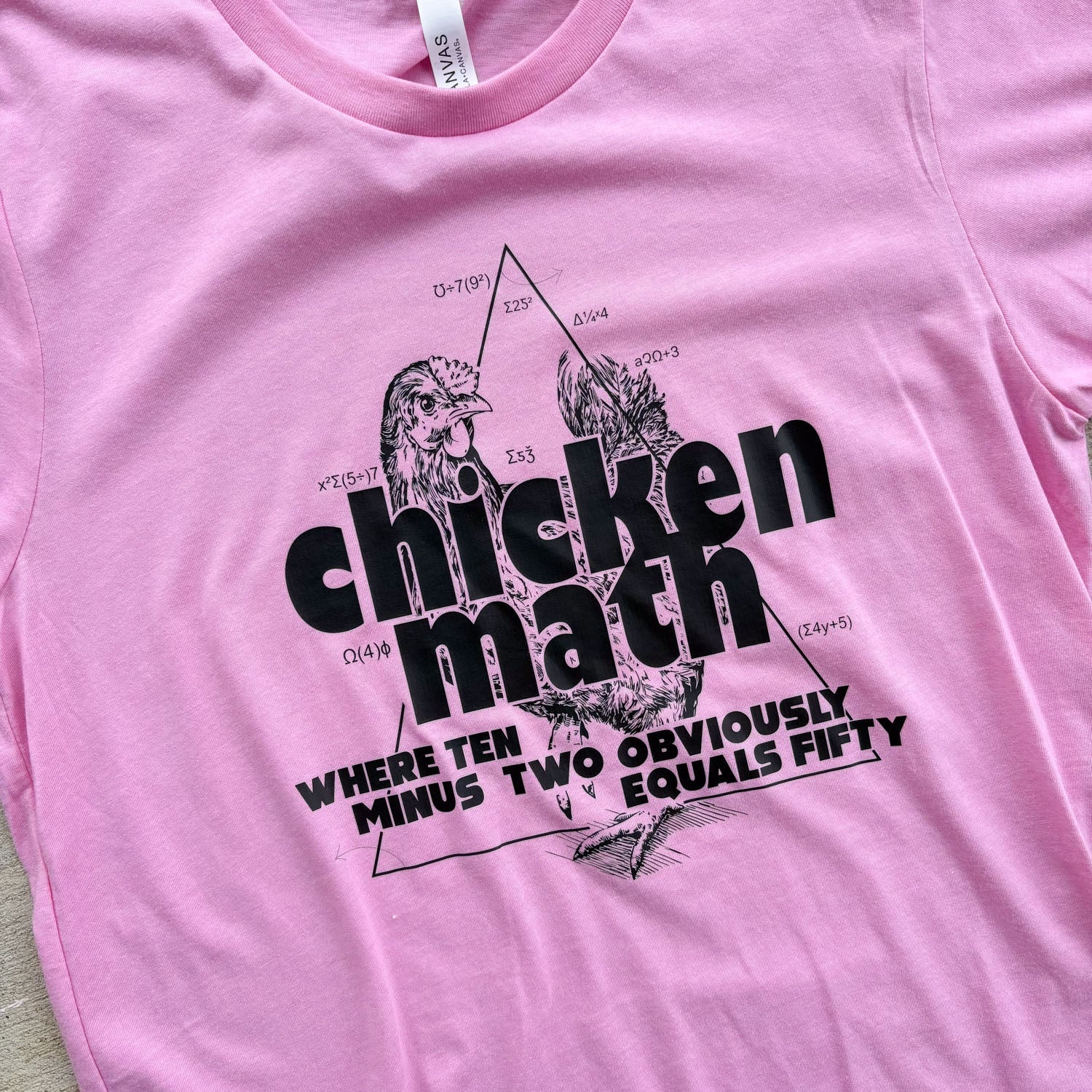 Chicken Math T-Shirt - Buy Pet Shop