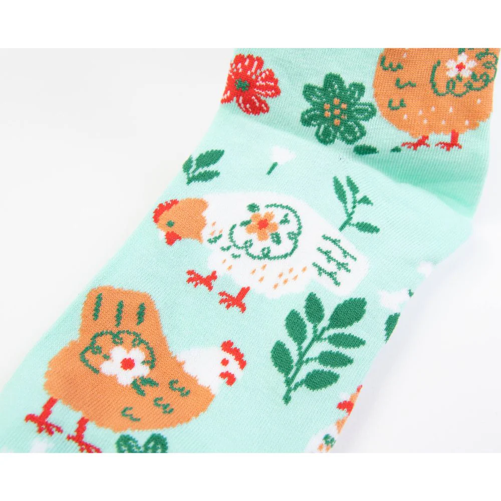 Women's Chicken Socks, Garden Hen Design, Women's Size 6-10 - Buy Pet Shop