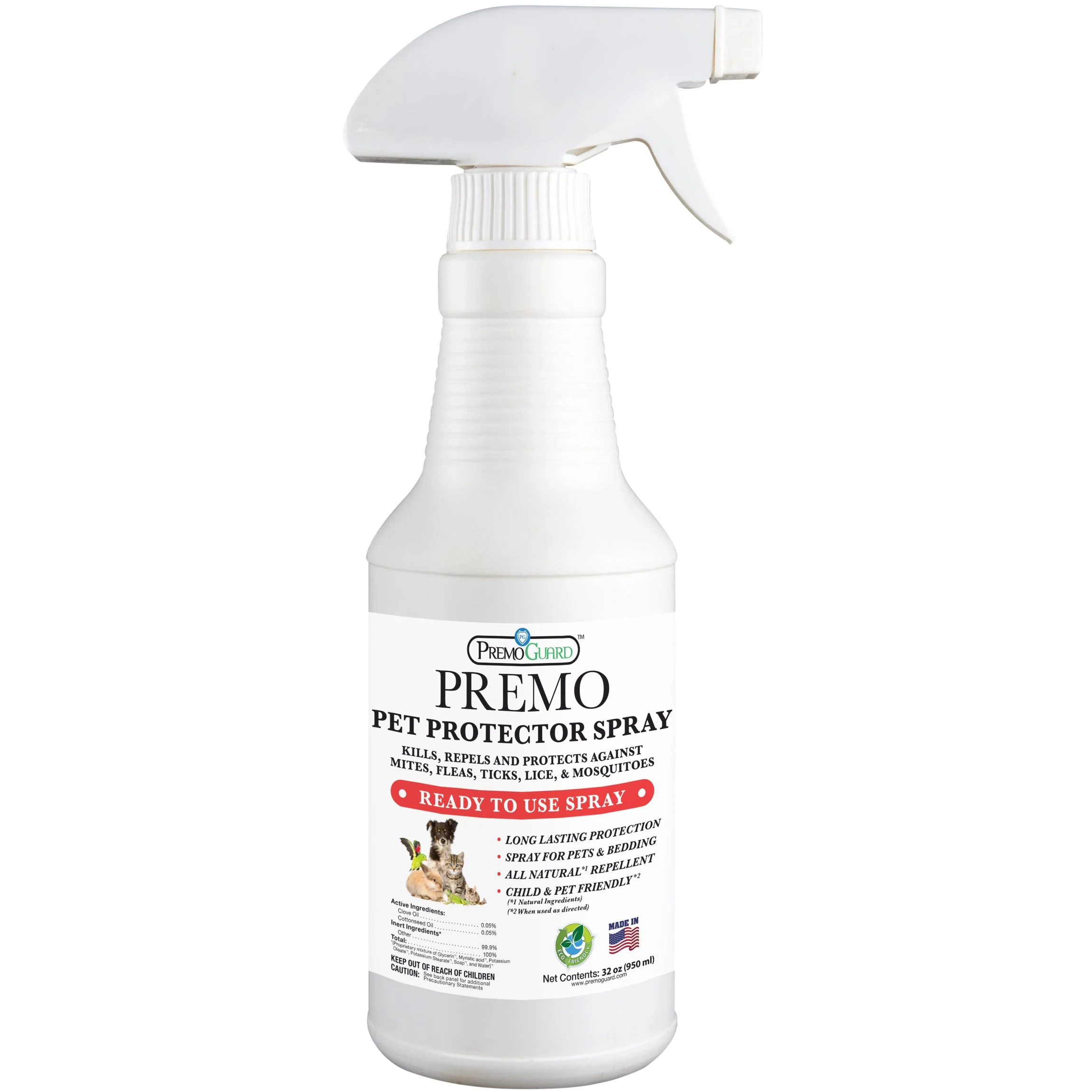 Pet Protector 32 oz - All Natural Non Toxic - Premo Guard - Buy Pet Shop