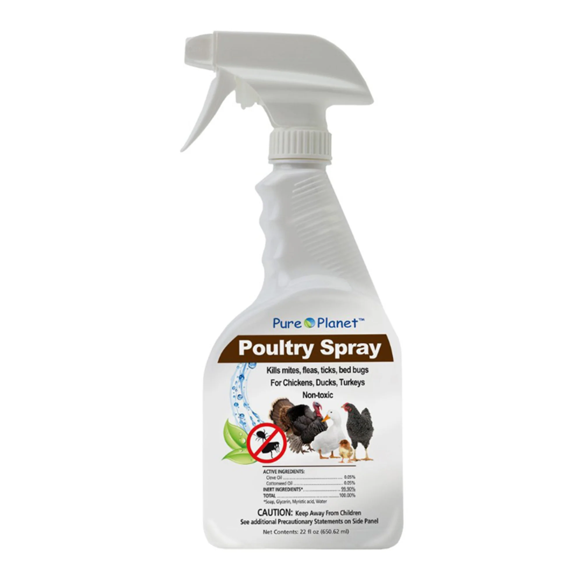 Pure Planet Spray, 22 oz, Kills Mites, Fleas, Ticks & More - Buy Pet Shop