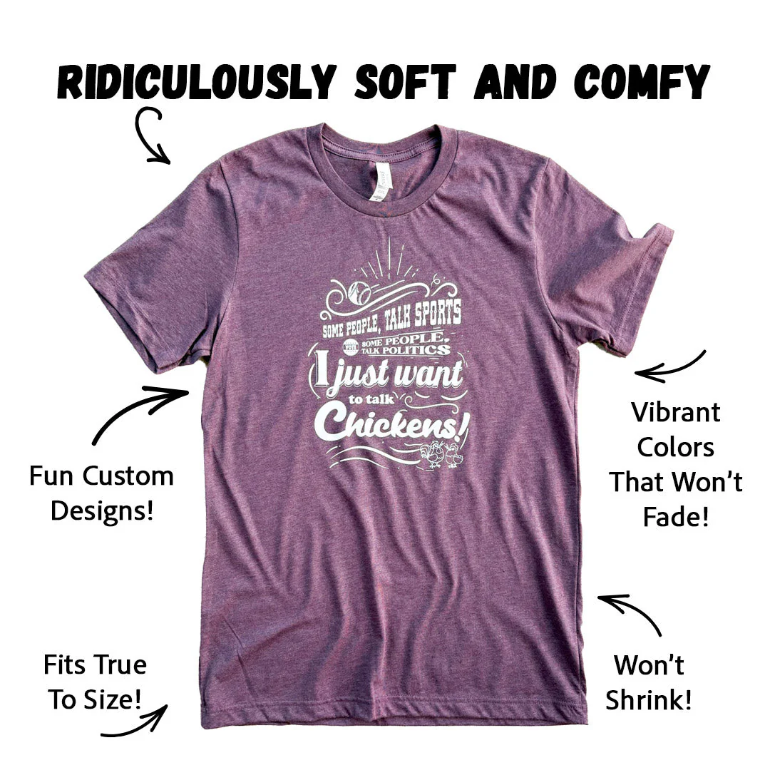 Just Talk Chickens T-Shirt - Buy Pet Shop