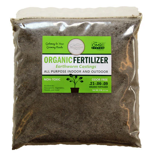 Mountain Gate Organic Earthworm Castings, 5lb bag - Buy Pet Shop