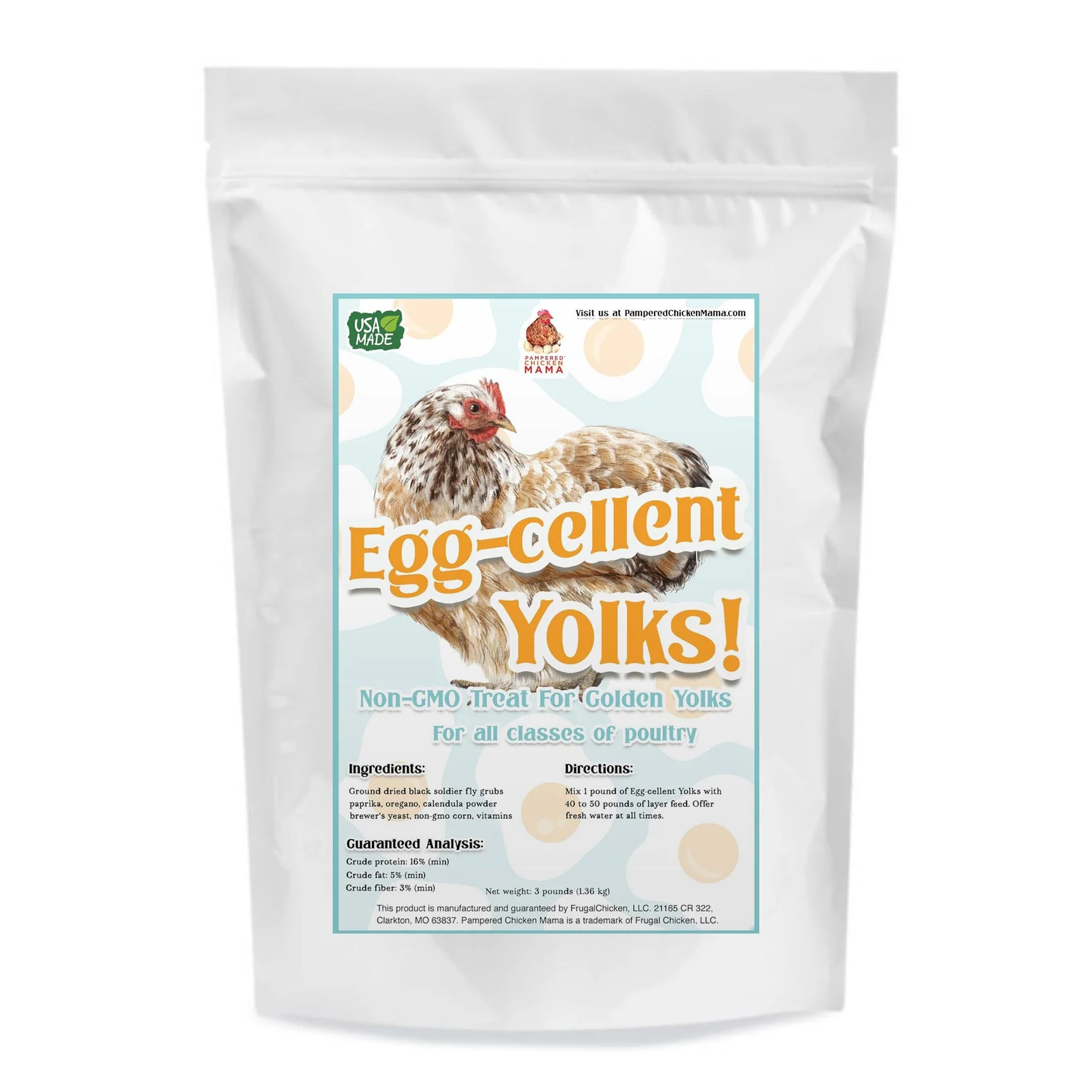 Egg-Cellent Yolks: For Healthy, Golden Yolks - Naturally! - Buy Pet Shop