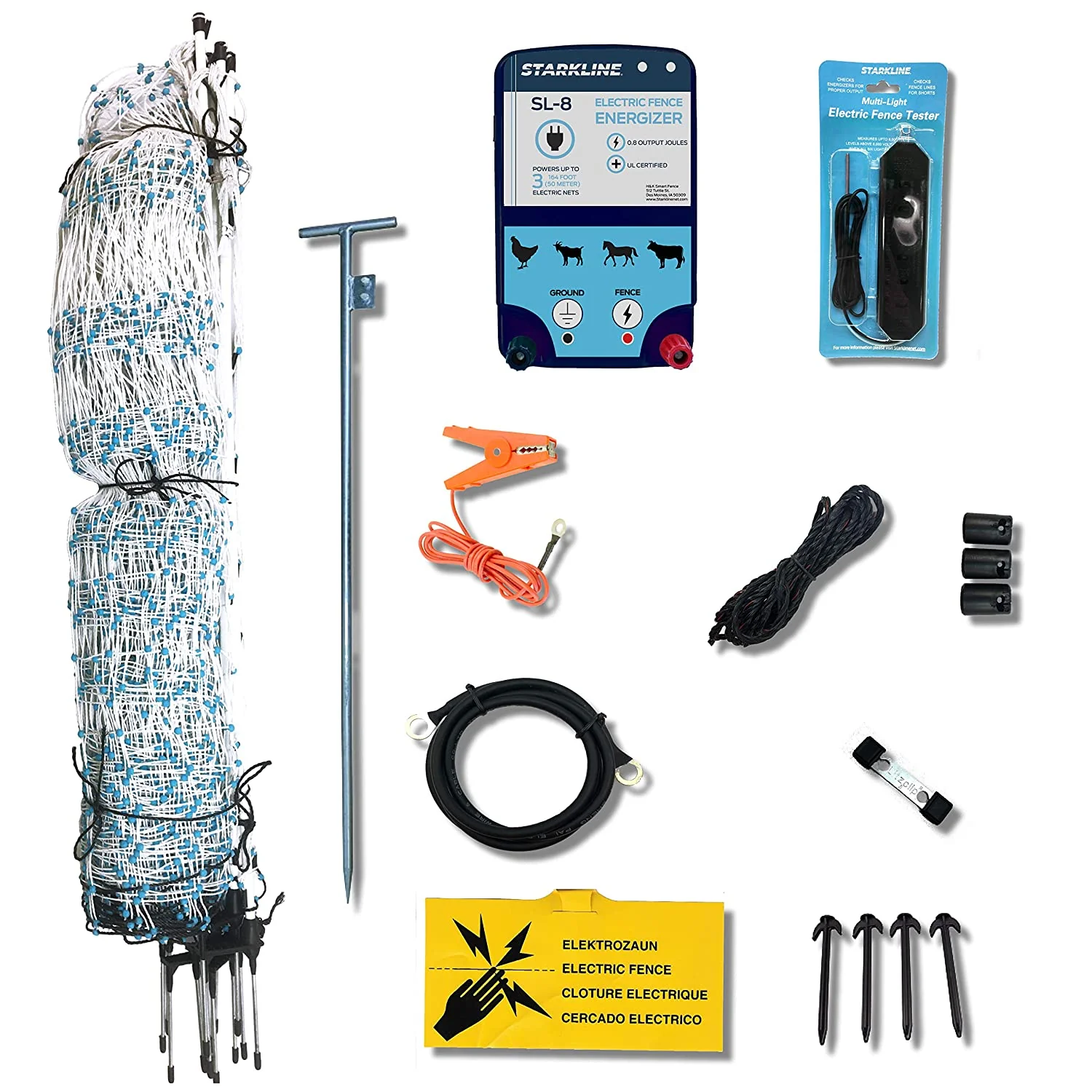 Starkline Electric Poultry Netting Kit - Buy Pet Shop