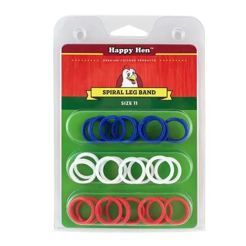 Poultry Identification Leg Bands (24 Pack, Size 11) - Buy Pet Shop