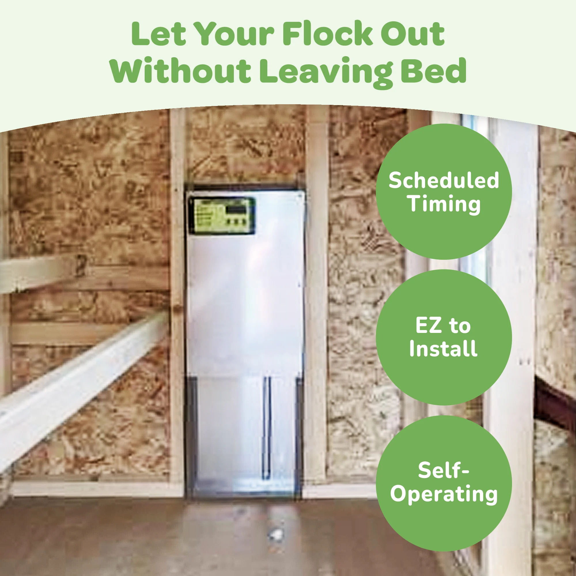 OverEZ Automatic Chicken Coop Door - Buy Pet Shop