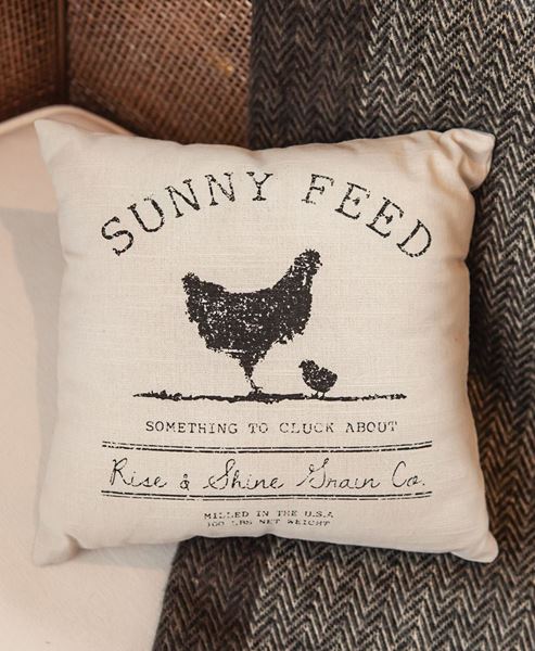 Chicken Accent Pillow - Sunny Feed - Buy Pet Shop
