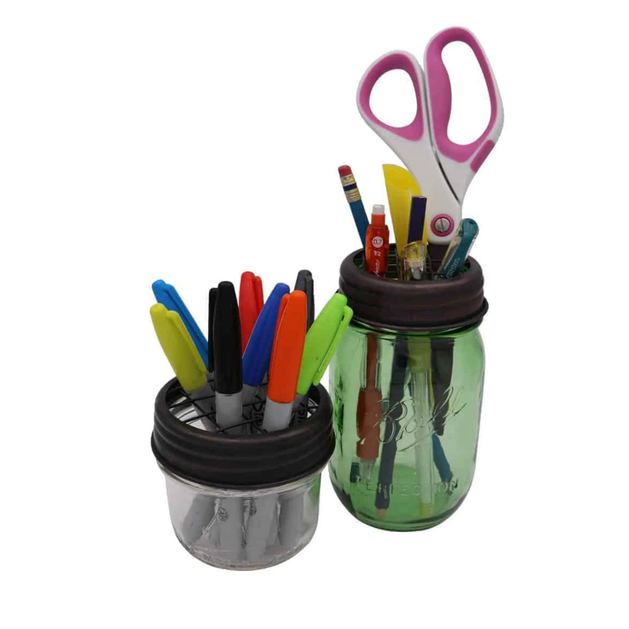 Oil Rubbed Bronze Flower Organizer Frog Lid for Mason Jars - Buy Pet Shop