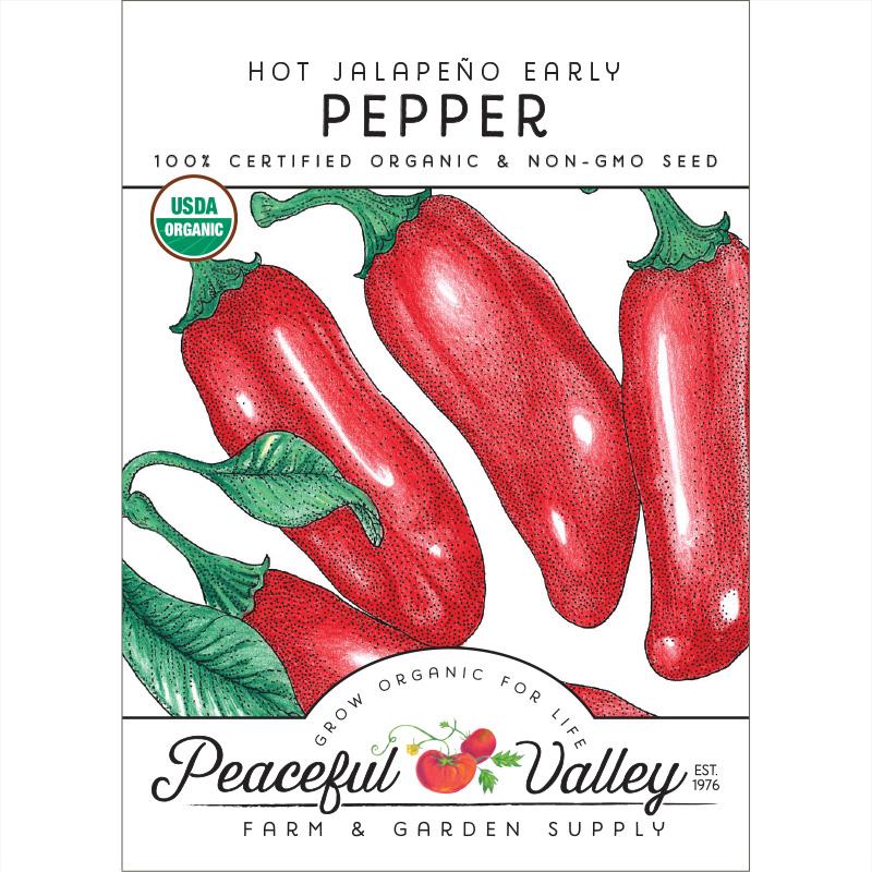 Hot Jalapeno Early Pepper Seeds (Organic) - Buy Pet Shop
