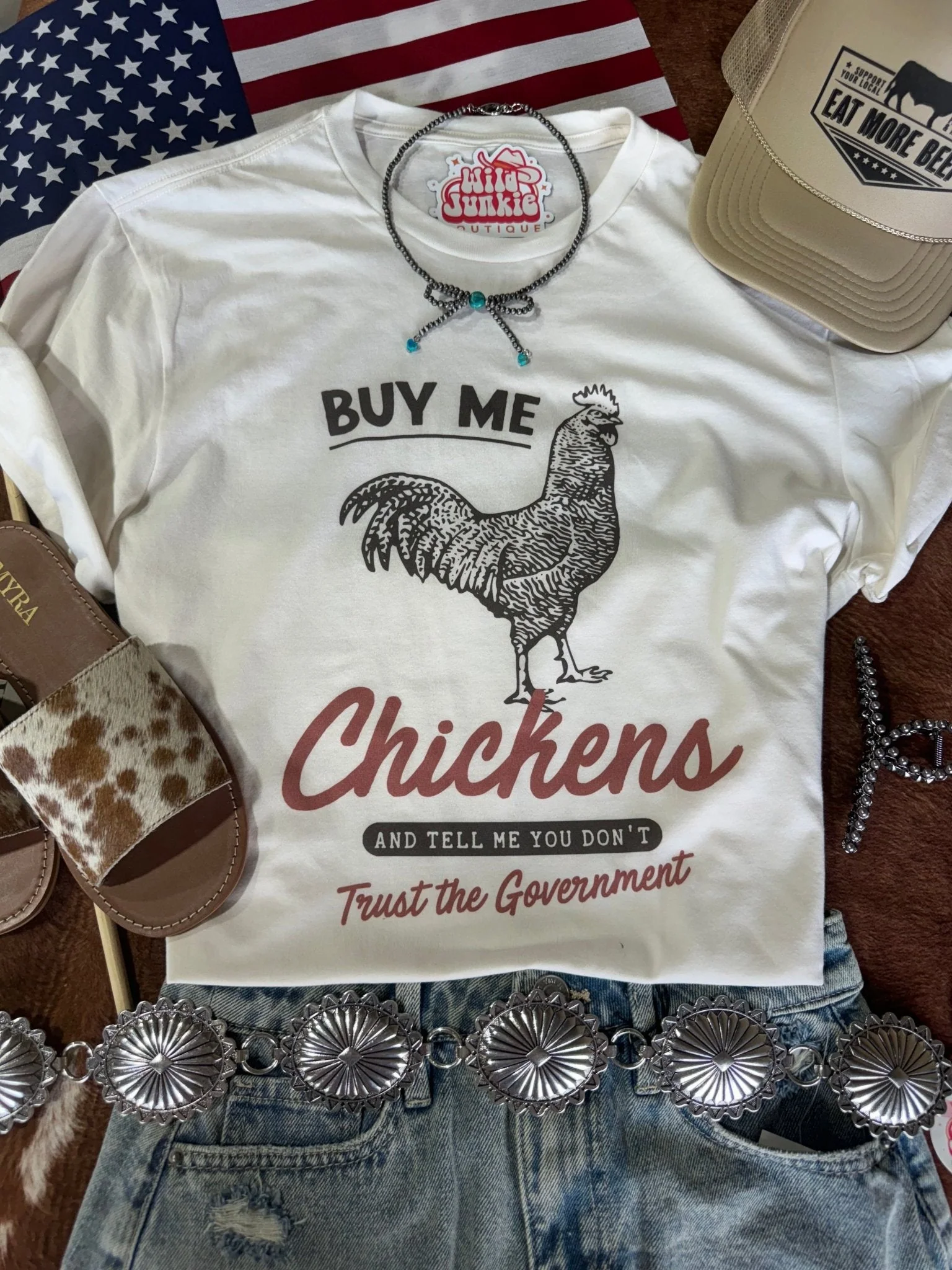 Buy Me Chickens Graphic Tee - Buy Pet Shop