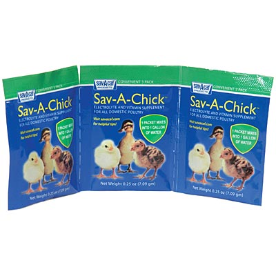 Sav-a-Chick Electrolytes & Vitamins, pack of 3 - Buy Pet Shop