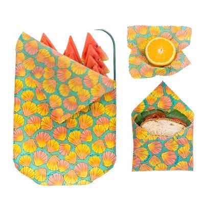 Beeswax Food Wrap - Sunrise Shell Print - Buy Pet Shop