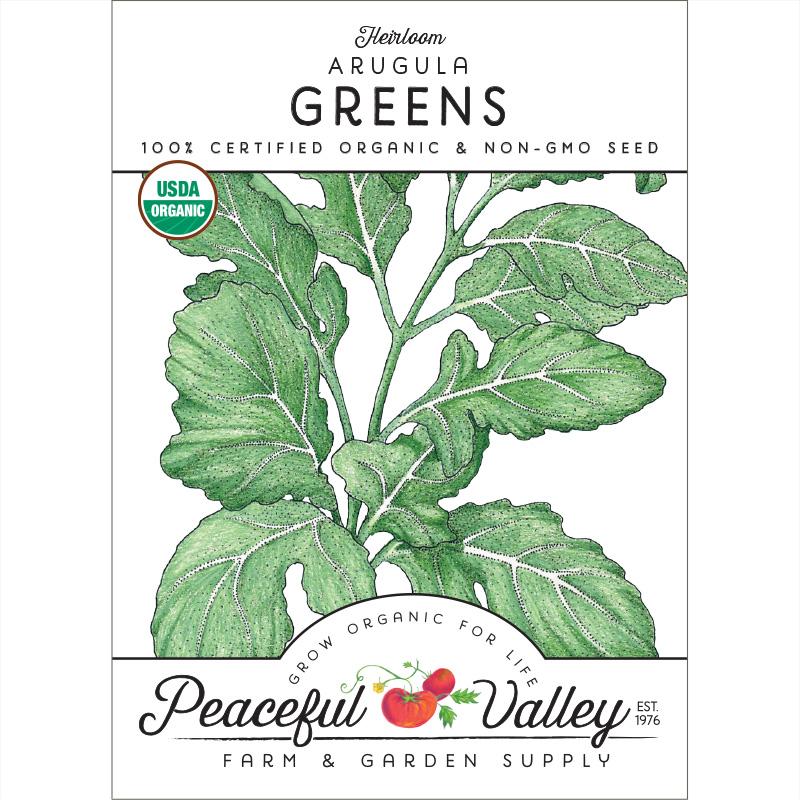 Arugula Greens Seeds (Organic) - Buy Pet Shop