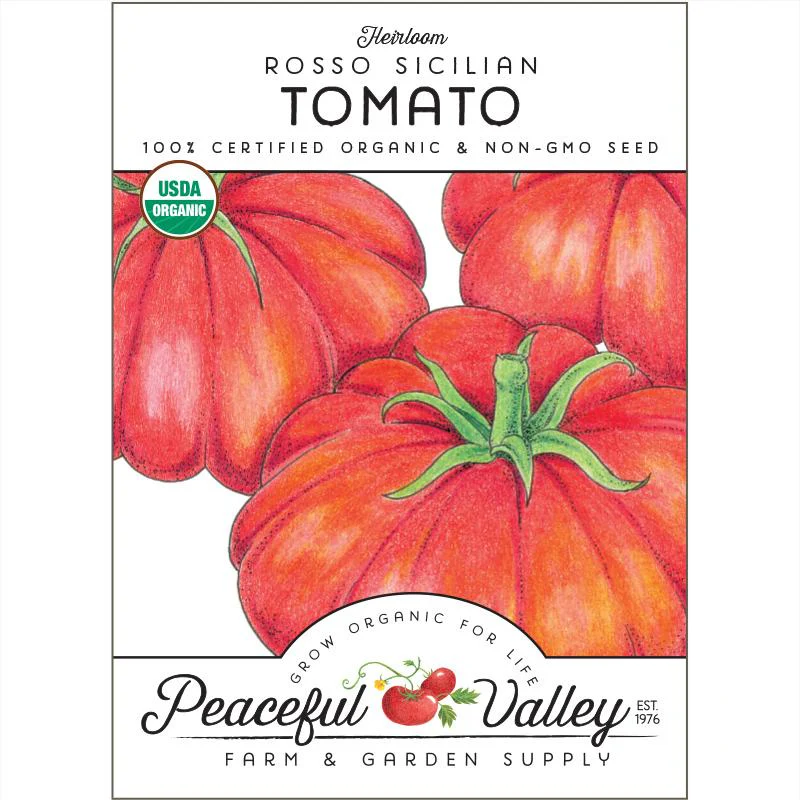 Paste Rosso Sicilian Tomato Seeds (Organic) - Buy Pet Shop
