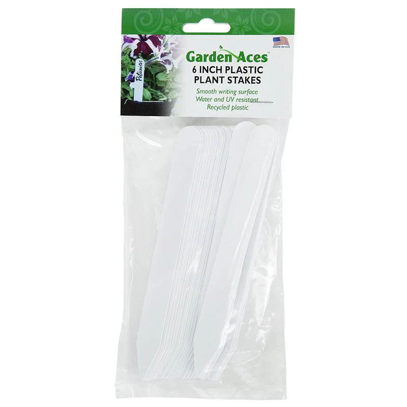 White Plastic Plant Labels (Package of 24) - Buy Pet Shop