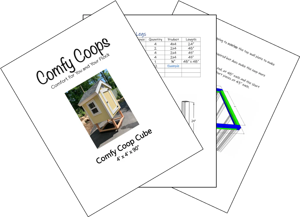 Easy Chicken Coop Plans 4X4 (8-10 Chickens) - Buy Pet Shop