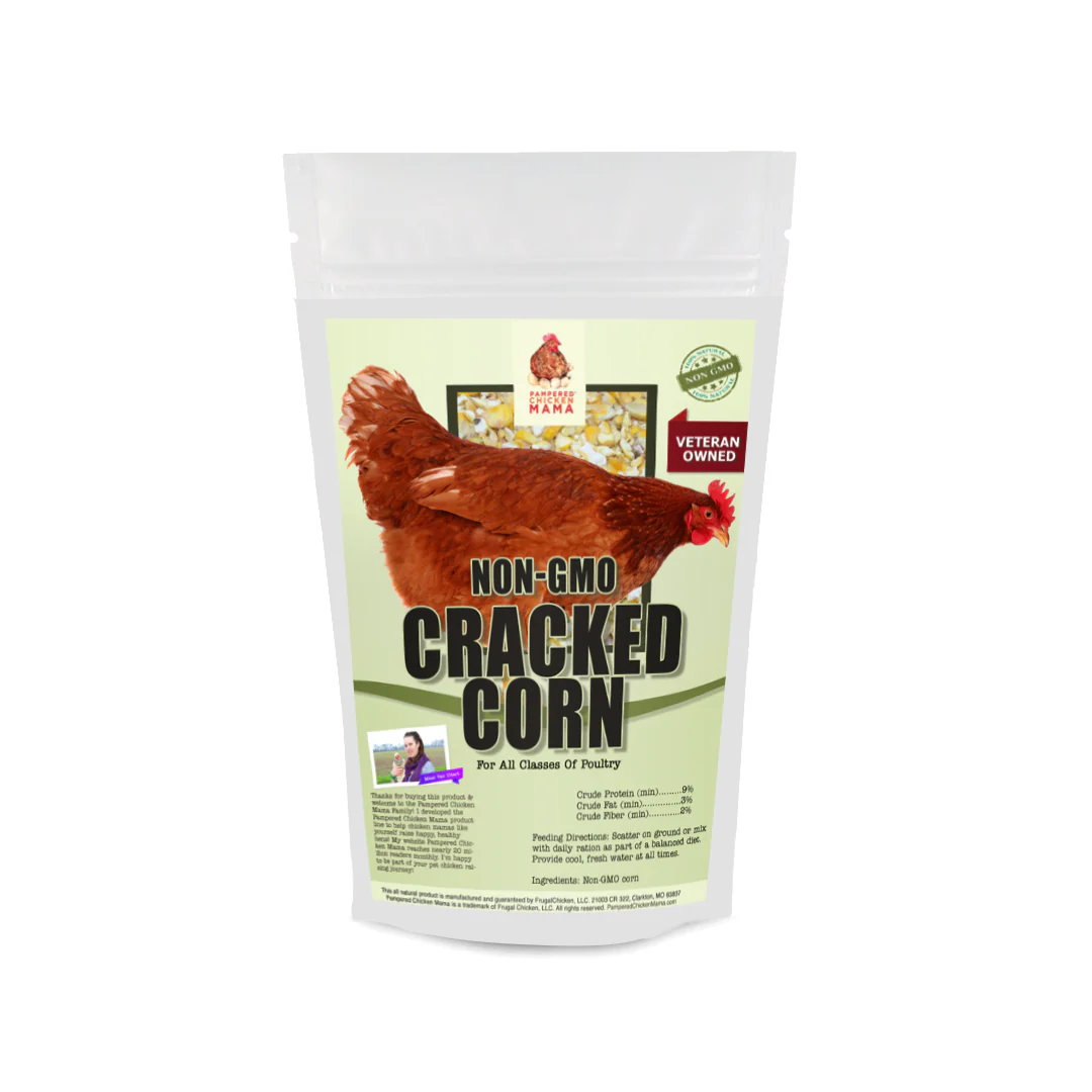 Non-GMO Cracked Corn - Sustainably Grown in Missouri for Pet Chickens - Buy Pet Shop