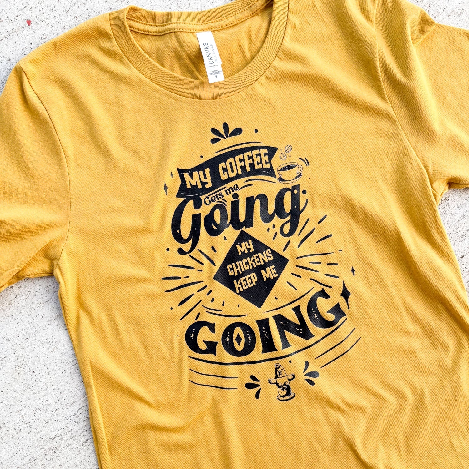 Chickens & Coffee T-Shirt - Buy Pet Shop