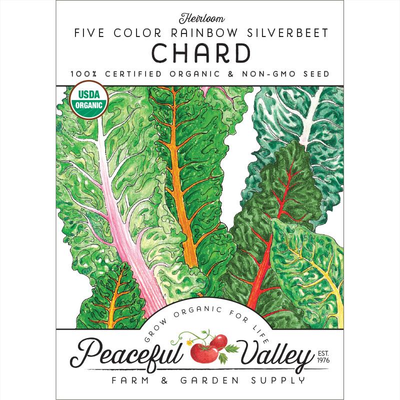 Five Color Silverbeet Chard Seeds (Organic) - Buy Pet Shop