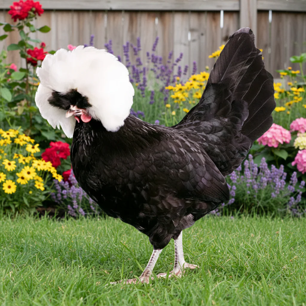 Baby Chicks: White Crested Black Polish Bantam - Buy Pet Shop