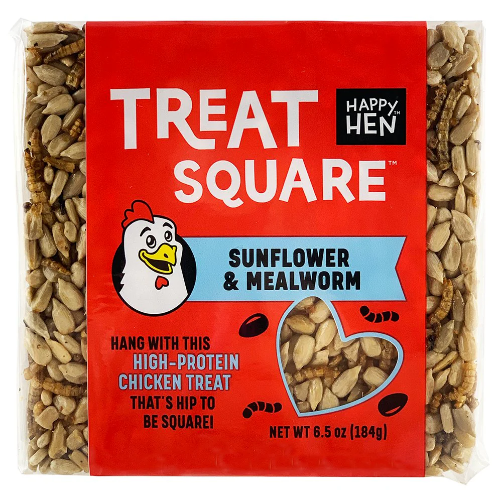 Happy Hen Treat Square,  Sunflower & Mealworm - Buy Pet Shop