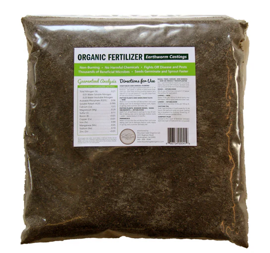Mountain Gate Organic Earthworm Castings, 5lb bag - Buy Pet Shop