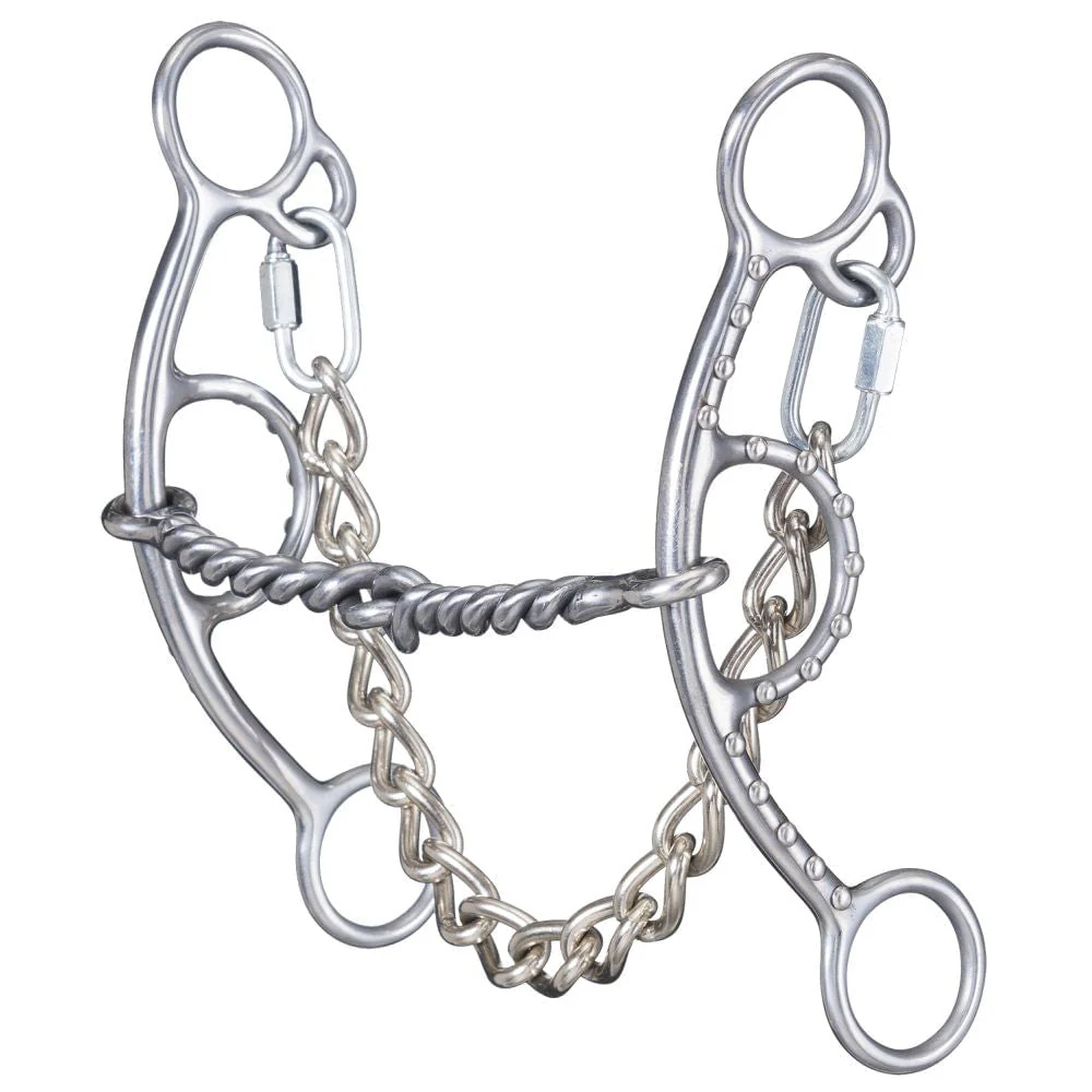 Tough1 Sweet Iron Twisted Wire Short Shank Gag Snaffle - Buy Pet Shop