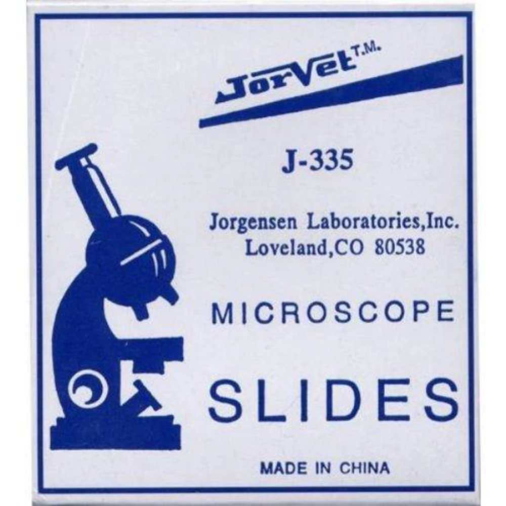 Jor-Vet Microscope Slides, Clear, Box of 72 - Buy Pet Shop