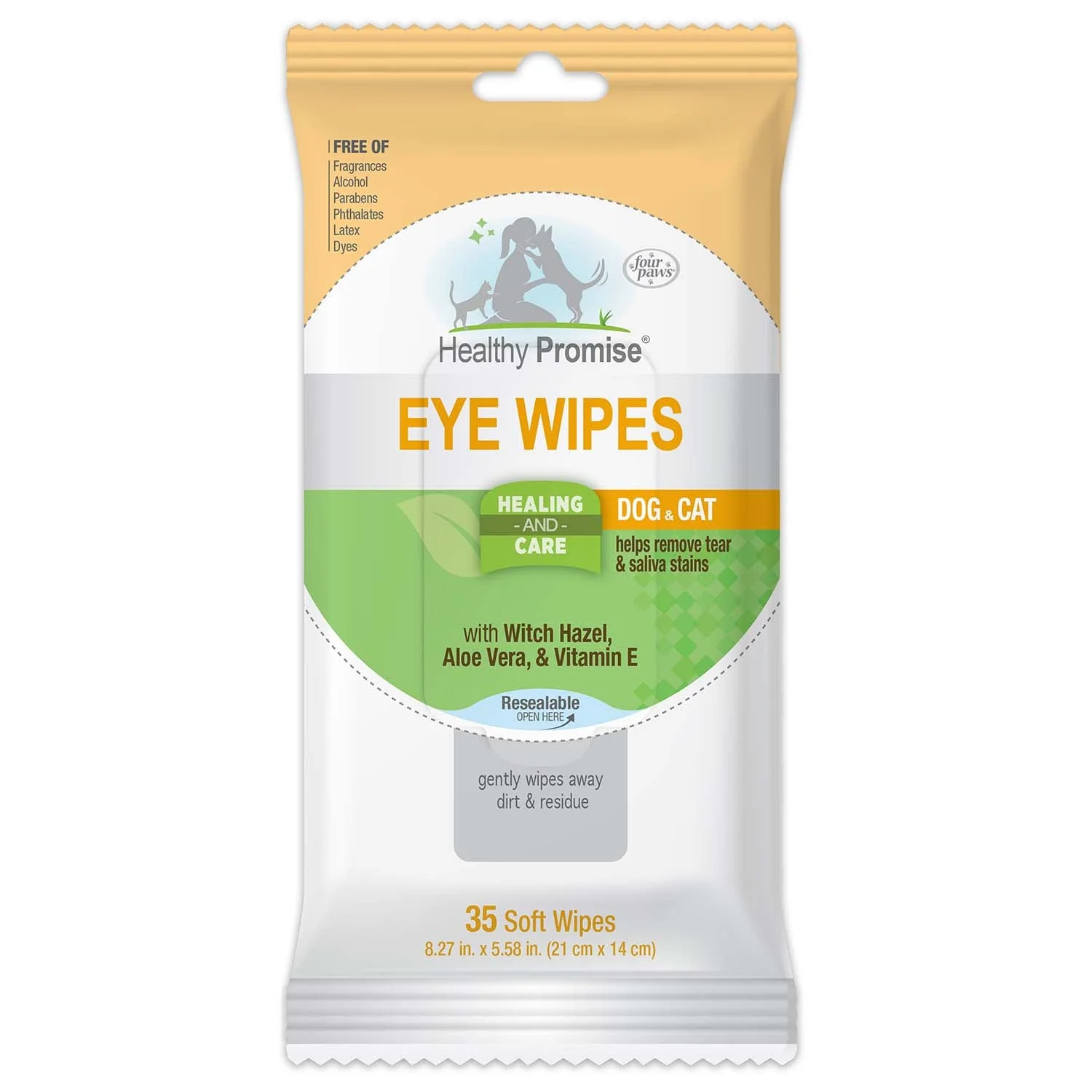 Healthy Promise Cat & Dog Eye Wipes, 35 ct - Buy Pet Shop