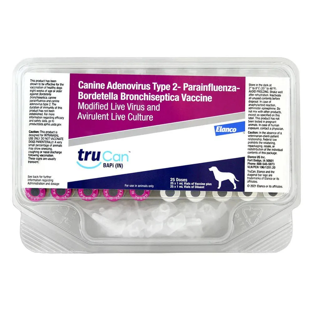 TruCan BAPi (Intranasal), 25 Single Doses - Buy Pet Shop
