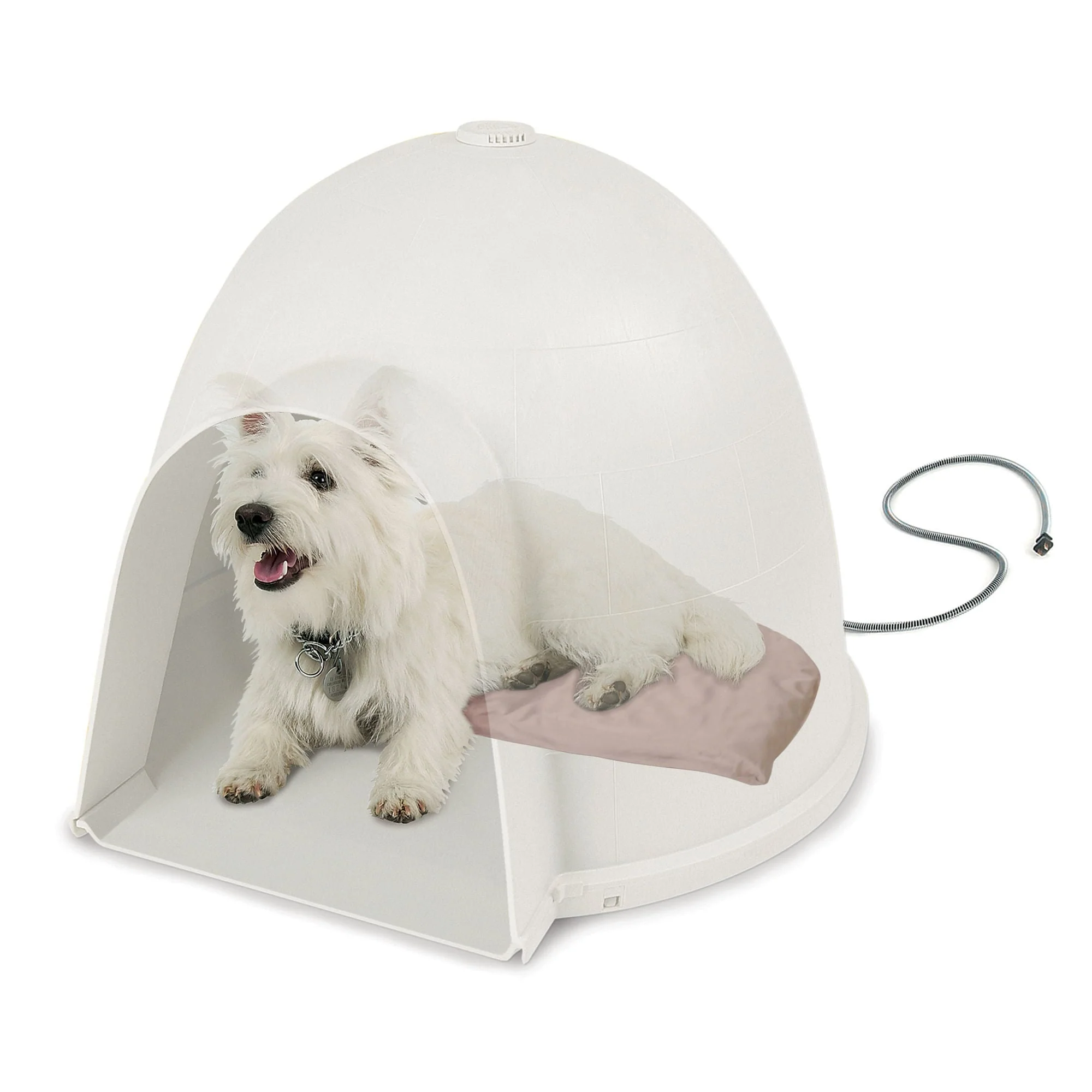 K&H Lectro-Soft Igloo-Style Heated Bed, Tan - Buy Pet Shop