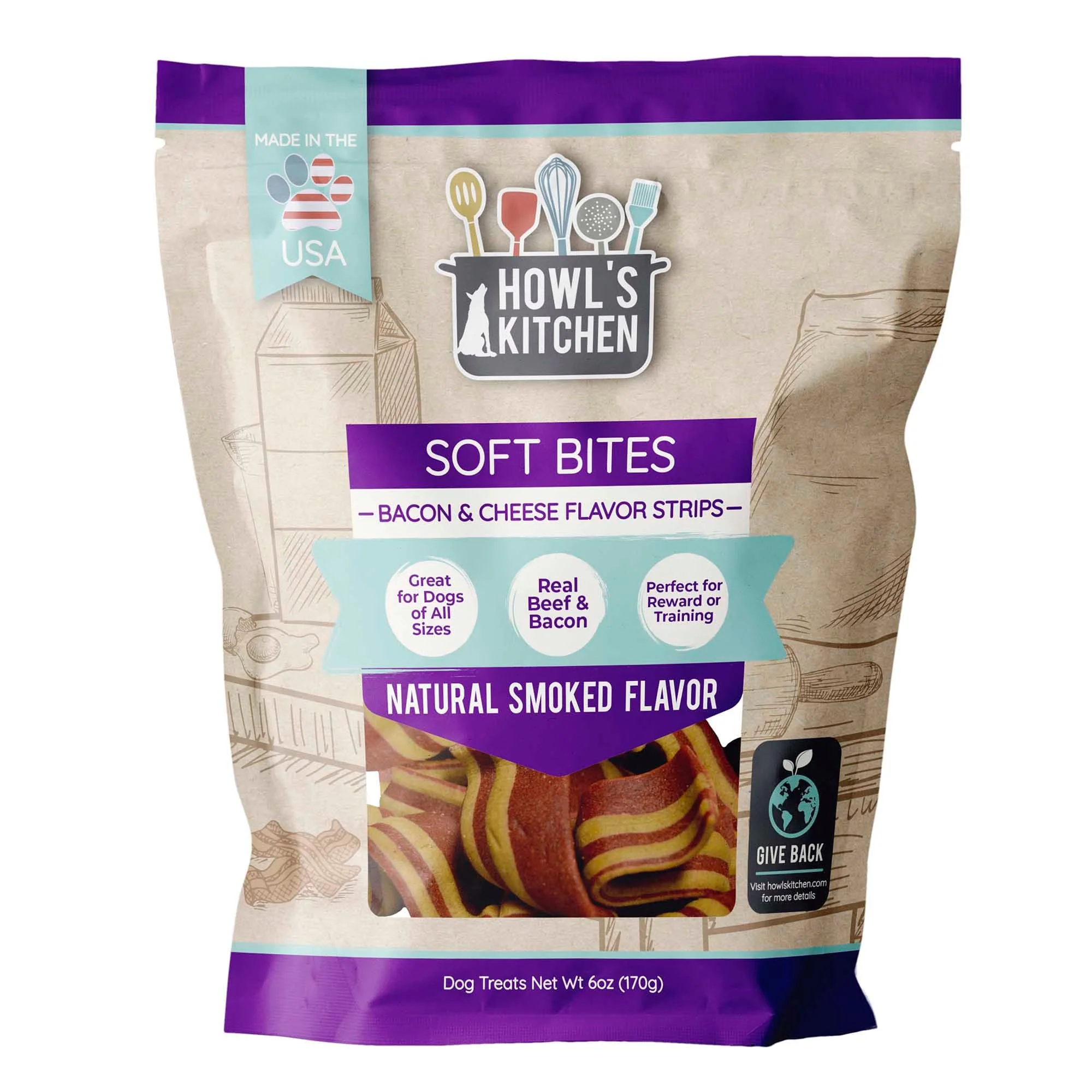 Howl's Kitchen Meaty Strips, 6 oz - Buy Pet Shop