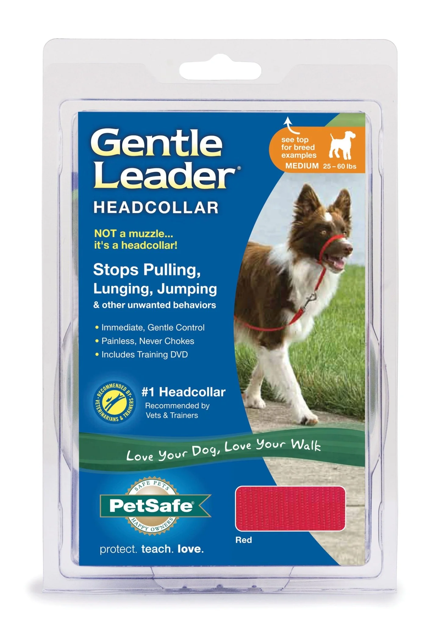 Gentle Leader Headcollar, Medium (25-60 lb) - Buy Pet Shop