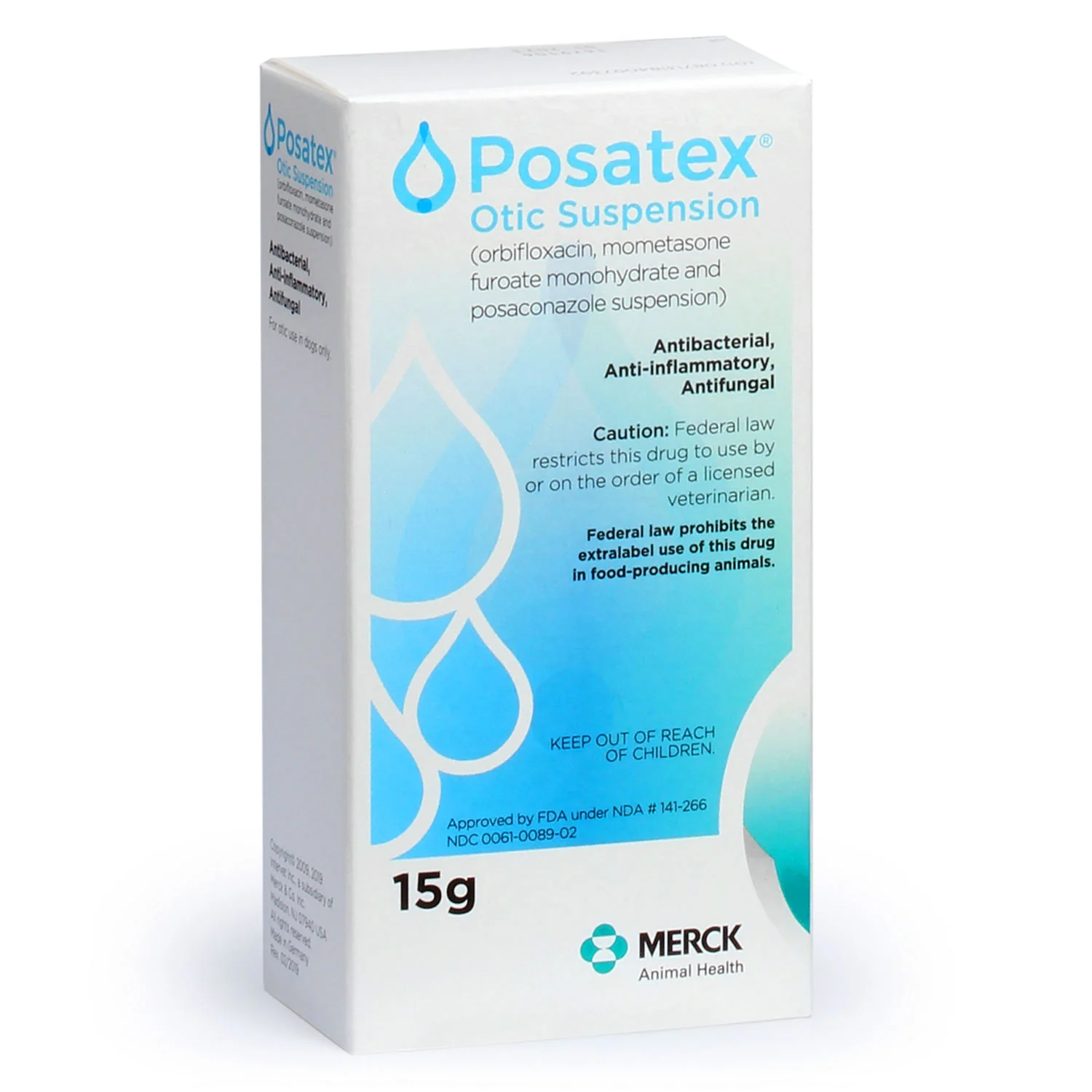 Rx Posatex Otic Suspension for Dogs, 15 gm Bottle - Buy Pet Shop